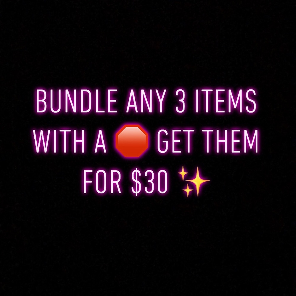 3 for $30 🛑